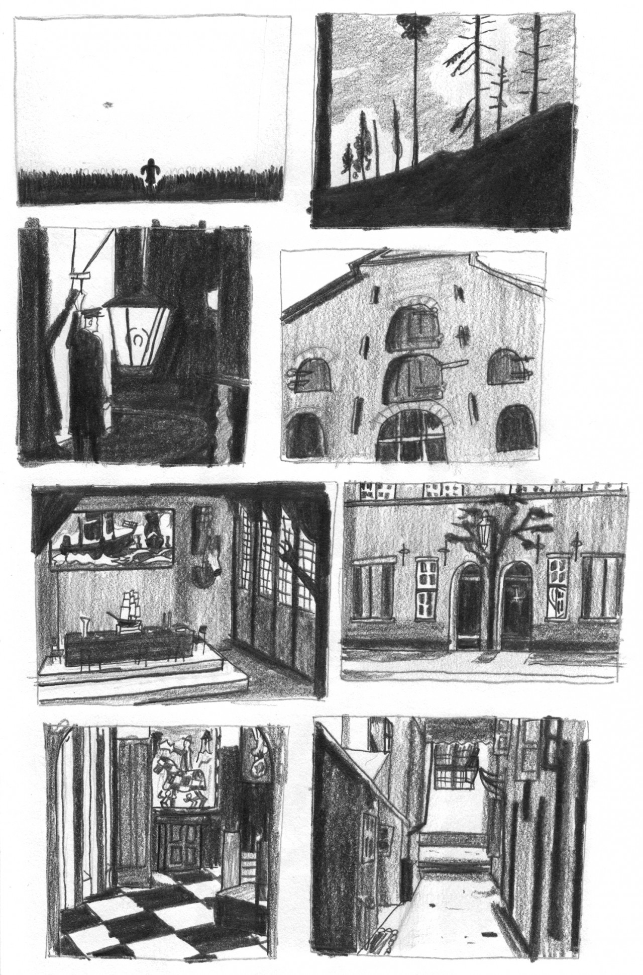 Art and design by Jonas Horbach Nosferatu Sketches